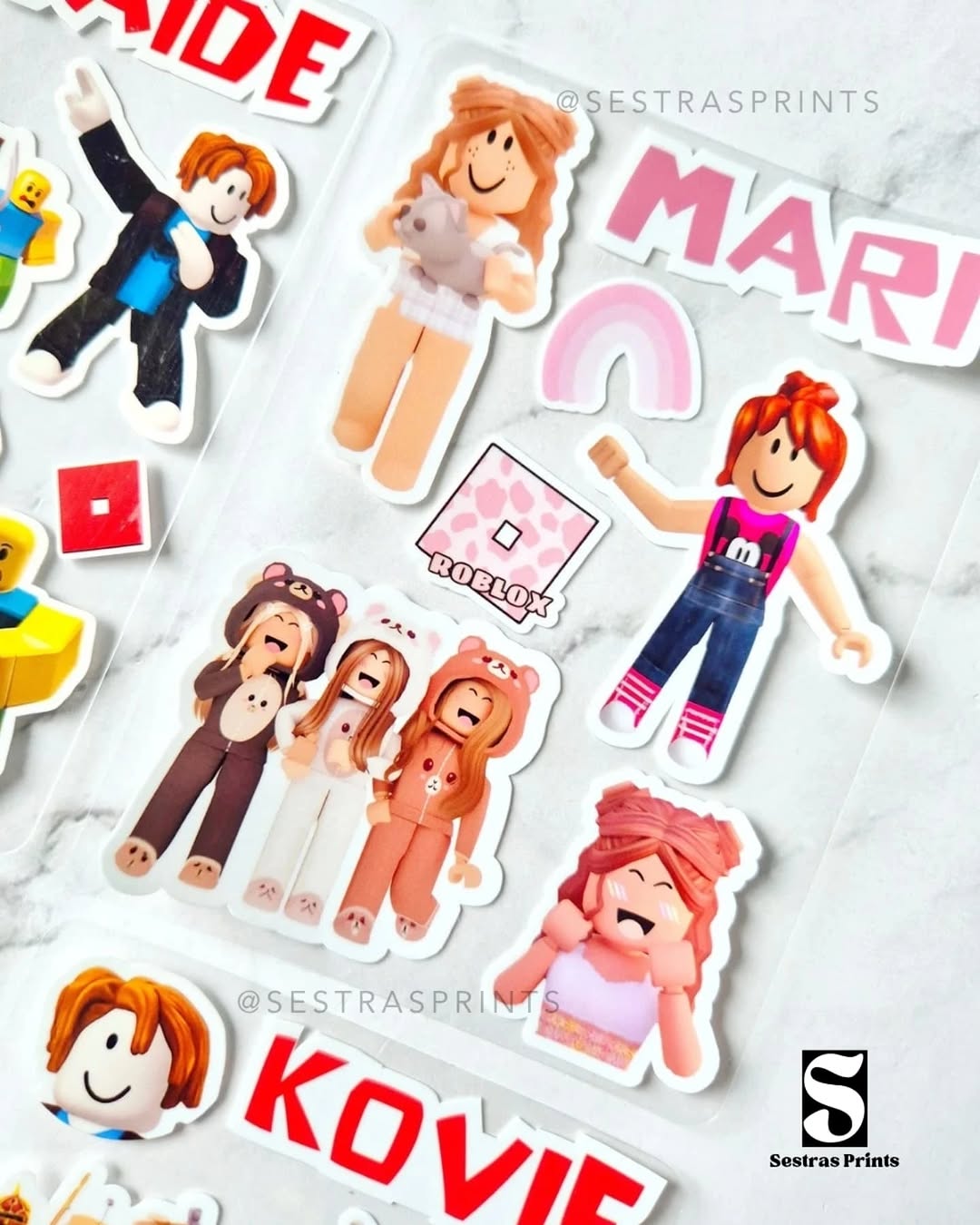 Kovie 8th birthday themed souvenirs
