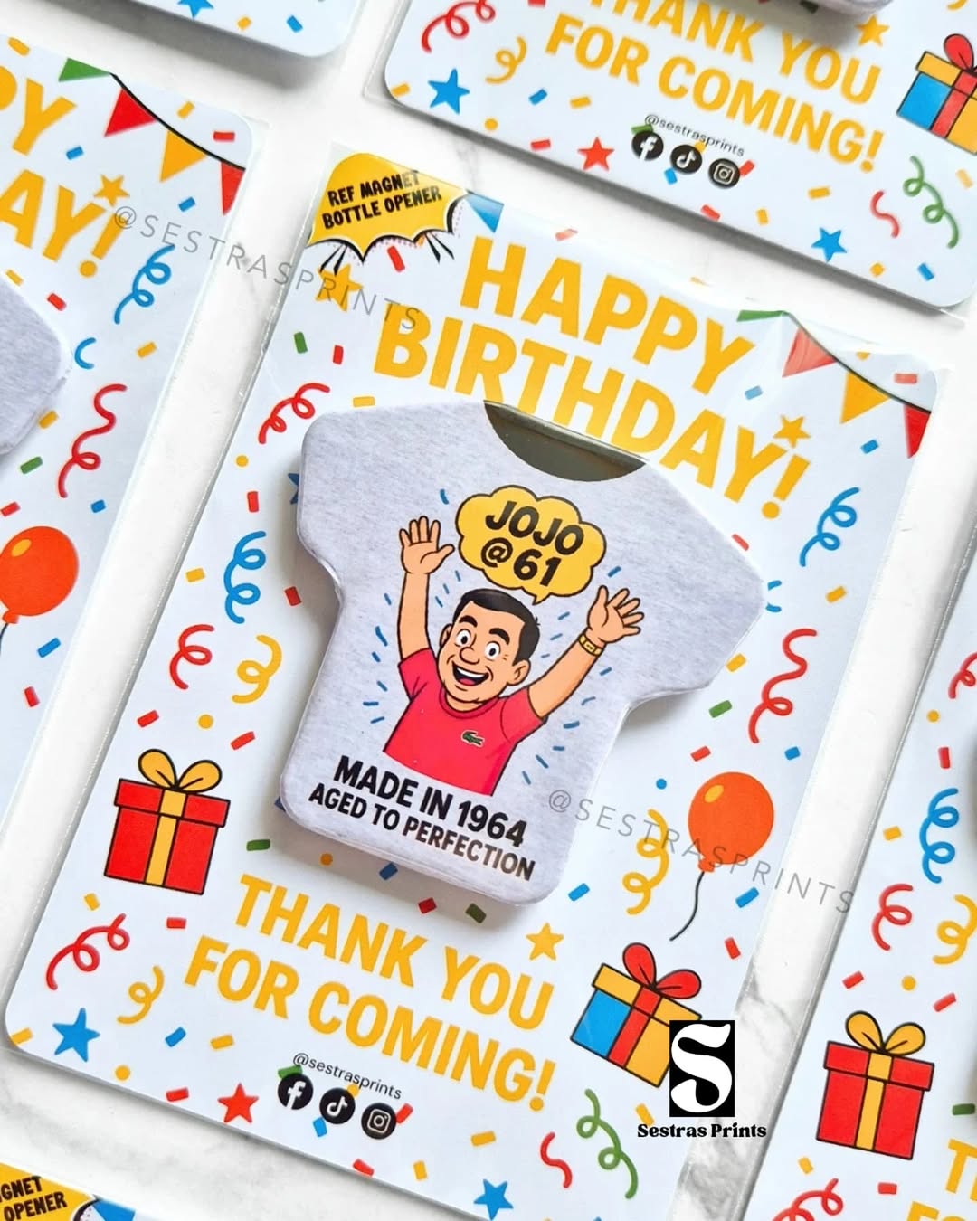T-shirt ref magnet production
